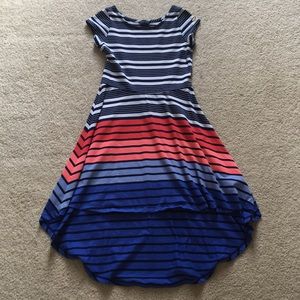Ombré striped dress
